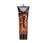 Gel brillant épais classique par Moon Glitter - 12ml - Cuivre Bronze - Pailleté pour visage.