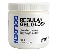 Gel brillant régulier Golden Artist Colors, pot de 16 oz