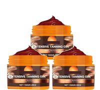 Gel bronzant intense, accélérateur de bronzage naturel, à l'huile de carotte et de coco, imperméable, crée un bronzage naturel, nourrit la peau en profondeur, convient aux cabines de bronzage