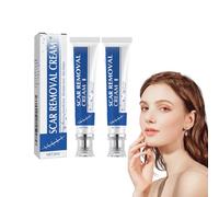Gel Cicatrices Avancé - Crème Cicatrices Intensive Nuit - Atténue l'apparence des vergetures et des tracer, Aide à réduire l'apparence des tracer chirurgicales, d'acné et chéloïdes (2 pièces)