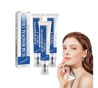Gel Cicatrices Avancé - Crème Cicatrices Intensive Nuit - Atténue l'apparence des vergetures et des tracer, Aide à réduire l'apparence des tracer chirurgicales, d'acné et chéloïdes (3 pièces)