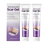 Gel cicatrisant avancé, soin visage et corps pour la récupération des brûlures, formule active anti-fatigue, hydratant et nourrissant, pour tous types de peau (2 PCS)