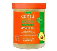 CANTU - Gel coiffant hydratant à l'avocat sans alcool - Femme - 524 g - Définition forte et nutrition sans effet cartonné