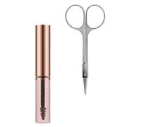 Gel Coiffant pour Sourcils Transparent avec Ciseaux, pour Femmes et Filles