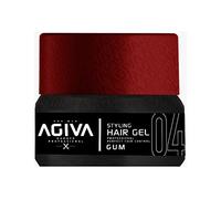 Gel Coiffant Professionnel Agiva 700ml Ultra Fort Contrôle Parfait Cheveux GUM 04 Rouge Extra Fort