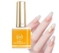 Gel Colle Pour Ongles, 9-En-1 15ml Colle À Vernis À Ongles, Gel Pour Manucure De Salon, Pour La Maison La Fête Le Mariage Les Vacances Le Quotidien Le Formel Le Décontracté Le Cosplay Le Spectacle