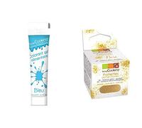 Gel colorant alimentaire bleu + paillettes dorées Scrapcooking