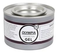 Olympia Gel Combustible éthanol pour Chauffe Plat 200 g (Lot de 12), Carburant bioéthanol Facile à Allumer, CE241