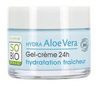 GEL CRÈME HYDRATATION FRAICHEUR 24H HYDRA ALOE VERA 50 ML SO BIO LEA NATURE