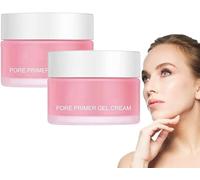 Gel Crème Pour Les Pores Lisse, Gel Crème Pores Le Rétrécissement, Pore Primer Gel Crème, Invisible Pore Face Primer Gel Crème, Maquillage Longue Durée Avec Effets Hydratants Et éclaircissants (2PC)