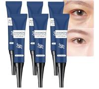 Gel-crème raffermissant instantané pour les yeux, Gel décongestionnant pour les yeux aux peptides Awaken, Peptides, Sérum tenseur anti-rides et anti-cernes, Réduction rapide des poches (6PCS)
