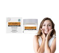 Gel-crème visage à la vitamine C et au collagène - Hydratant éclaircissant pour le visage, soin anti-taches brunes, boost d'éclat pour les peaux ternes, texture gel sans huile, 50ml (1 boîte)