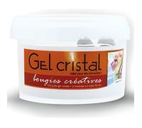Gel Cristal pour Bougies - DTM - 150g - Transparent - Inclus 2 mèches - Loisirs Créatifs