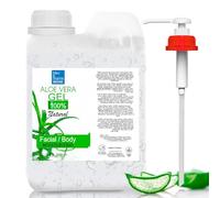 Gel d'Aloe Vera 100% Naturel Hydratant Visage Corps Masque Cheveux Après Epilation After Shave Soin Bébé Animaux Atténue Taches Brunes 1000 ml pompe doseuse
