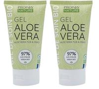 Gel d'Aloe Vera BIO - 97% de jus d'Aloé frais - 100 ML - Tous types de peaux - Certifié Biologique - 100% naturel - Sans colorant, sans parabens - Fabriquée en france - Propos Nature (Lot de 2)