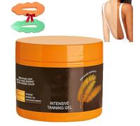 Gel De Bronzage Intensif De Luxe,Gel CrèMe AccéLéRateur De Bronzage Naturel,Gel De Bronzage Brun, Maintenir Un Teint Bronzé En Bonne Santé,Pour Lits De Bronzage Et Soleil ExtéRieur (1pcs)