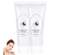 Gel De Carbonne Peeling,2025 Nouveau Carbon Creme Gel,Nettoyage En Profondeur Exfoliation Peau,Skin Rajeunissement Face Cream For Beauty Machine,Carbon Peeling,Carbon Cleaner Remover (2PC, 80ML)