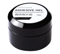 Gel de colle à ongles solide | Col d'ongle UV pour les ongles en acrylique | Adhésion forte longue durée | Gale de strass pour femmes décoration des femmes à l'ongle | Transparent | 10 ml