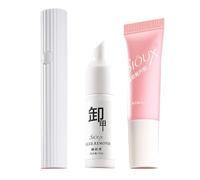 Gel de colle à ongles solide, colle à ongles solide - Colle à ongles à presser - Colle à ongles solide à séchage rapide avec dissolvant pour le salon de maison des femmes - Séchage sous lampe