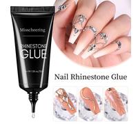 Gel de colle pour strass pour décoration d'ongles, 30ml, Gel adhésif Super fort, bricolage, cristaux 3D, pierres précieuses, bijoux, paillettes 30ml