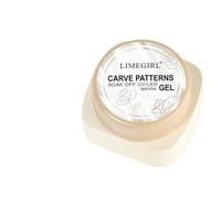 Gel de constructeur d'ongles solide - gel de sculpture pour les ongles | Gell Nails 3D | Gell de sculpture solide 3D non collante | Fimes de manucure blanche multifonctionnelles Easy Dry 5G pour le sa