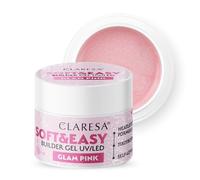 Gel de construction d'ongles CLARESA Soft&Easy GLAM PINK - 12 g - PETIT