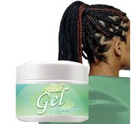 Gel de Contrôle des Bords & Cire Capillaire - Edge Control Forte Tenue, Gel Coiffant pour Cheveux Bouclés, Afro, Tresses, Effet Naturel Non Gras - Gel Bordure Hydratant & Pâte Modelante Cheveux