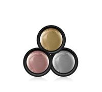 Gel de couleur pour ongles en gel - Haute couverture en 1ère application - Qualité allemande - Vernis de couleur UV pour ongles LED (peinture métallisée, set)