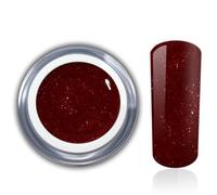 Gel de couleur UV LED - Gel pailleté rouge - Barbade Cherry - Design des ongles et nail art pour ongles en gel - Qualité studio - 5 ml RM Beautynails