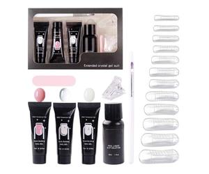 Gel De Fibres Builder - Mélange De Résistance Poly, Système De Durcissement LED, Pâte De Modélisation D'extension Résiliente | Adhésif Lisse Formant Un Composé De Beauté Pour Sculpter Des Formes De Su