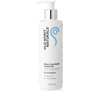 Gel de lin végétalien bio (93,5%) pour cheveux bouclés - Gel coiffant naturel anti-frisottis, sans parfum, soin hydratant sans rinçage pour cheveux fins et secs, sans silicone - Méthode Curly Girl
