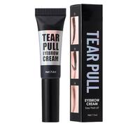 Gel de mascara des sourcils - teinte de sourcils à séchage rapide, couleur pelable résistante à la transpiration | Crème de coiffage des sourcil, formule de maintien solide, applicateur de pinceau de