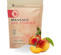 Gel de massage en poudre Purecrafts 50g | Parfum de pêche | Fabriqué au Japon | Gel lisse et glissant pour le bien-être et la relaxation | 50g donne 5 litres | Ajouter un peu d'eau