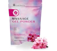 Gel de massage en poudre Purecrafts 50g | Sakura Fragrance | Fabriqué au Japon | Gel lisse et glissant pour le bien-être et la relaxation | 50g donne 5 litres | Ajoutez un peu d'eau