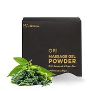 Gel de massage Nuru japonais en poudre 100g | Formulé avec des algues naturelles et du thé vert | Fabriqué au Japon | Sans parabène ni glycérine | Sans parfum | Donne 10L | Végétalien | Ori