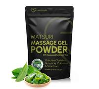 Gel de massage Nuru japonais en poudre 50g - Édition Matsuri | Jusqu’à 5L de gel | Algues & thé vert | Fabriqué au Japon | Glissant, inodore, sans goût, ne tache pas | Sachet refermable