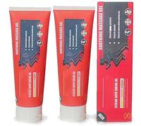 Gel de massage rapide du support musculaire, gel de relief avancé et crème de massage apaisante, gels de massages apaisants, absorbant rapidement, genoux, lombaire, cou, main, pied (2pcs)