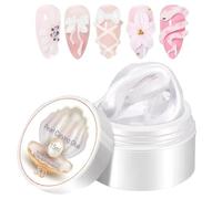 Gel de modelage d'ongles 3D - Design d'ongles non adhésif - Gel à ongles résistant à la structure, pour les professionnels, les amateurs de beauté, les étudiants, les filles, les femmes, les épouses