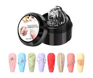 Gel de modelage, pointes d'extension, colle de forme, gel de manucure, pour French Tips, manucure, pédicure, strass, gaufrage, salon, femmes et filles