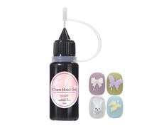 Gel de Modelage pour Ongles | 10 ML Transparent, Adhésif de Modelage à l'Effet Charmant | Gel 3D pour Ongles Transparent Non Collant,pour Prothèse Ongulaire, Art du, Vernis, Strass et