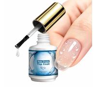 Gel De Modelage Pour Vos Ongles | 15 ml top coat séchage rapide | Gel avec effet goutte de pluie pour ongles | Pour femme petite amie épouse manucure à domicile et en salon voyage beauté anniversaires