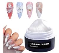 Gel de moulage pour ongles, gel sculptant, formule non collante, outil de coiffage facile, pour un usage domestique, décoration de salon, look de fête de mariage, pratique de la mode, design quotidien