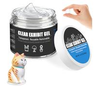 Gel de musée, gel de musée amovible pour collections, réutilisable et sans résidus, sécurisez les objets fragiles, évitez les chocs et les chutes 180 g