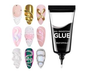 Gel De Ongles - Gel De Succession Des Ongles, 30 Ml De Modélisation De Modélisation En Strass, Glue De Décoration De Vernis De Ongle De Longue Durée