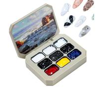 Gel de peinture à ongles, ensemble de vernis à ongles en gel,Ensemble de palette de gel scintillage 9 couleurs pastel | Colle de manucure pour femmes décoratives pour femmes, filles, dame, femme