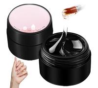 Gel de protection pour réparation des ongles 2 pièces, kit de réparation des ongles à séchage rapide, traitements renforcement faciles et rapides, soins cuticules pour un usage domestique