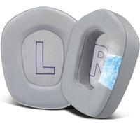 Gel de Refroidissement Mousse Coussin Coussinets pour Logitech G733 G535 G335 Lightspeed Wireless Gaming Casque,Mousse avec Tissu en Soie de Glace Durable,Mousse d`Isolation Phonique.[J38]