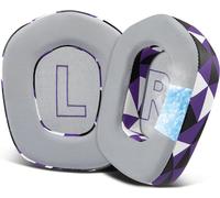 Gel de Refroidissement Mousse Coussin Coussinets pour Logitech G733 G535 G335 Lightspeed Wireless Gaming Casque, Mousse avec Tissu en Soie de Glace Durable, Mousse d¿Isolation Phonique