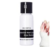 Gel de renforcement des ongles, constructeur de gel à ongles | 20 ml de vernis à ongles à séchage rapide liquide de lissage | Gel de renforcement de manucure légère pour UV, acrylique, art de manucure