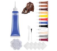 Gel de réparation avancé pour cuir, kit de réparation de cuir amélioré 2025 pour siège de voiture, kit de réparation professionnel du cuir pour meubles, canapés, vestes, sacs à main (bleu)